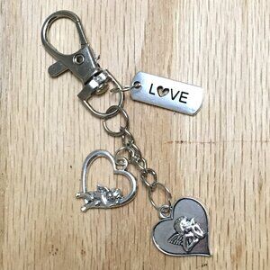 Tiny Cupid Bag Charm, Keychain, Tote Charm, Backpack Charm
